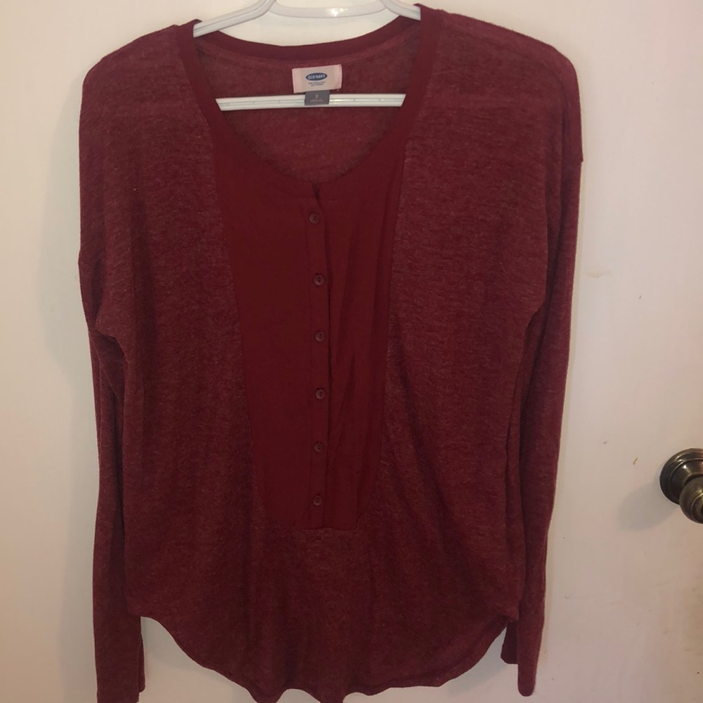 Long Sleeve 3/4 Button Down